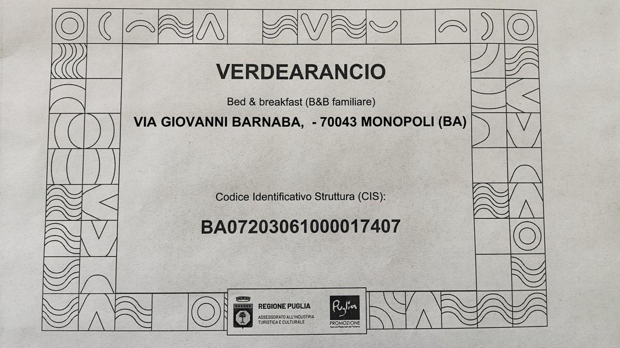 B&B Verdearancio モノーポリ エクステリア 写真